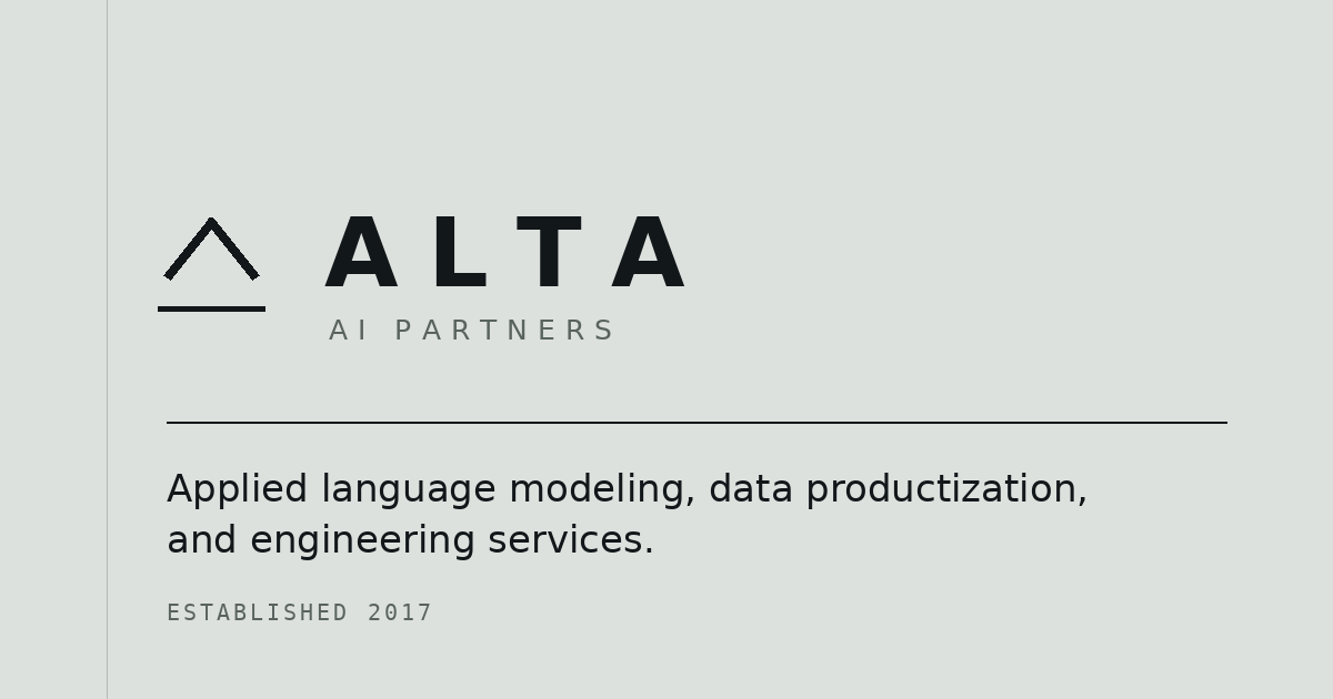 Alta Ai Partners — photo from the business website